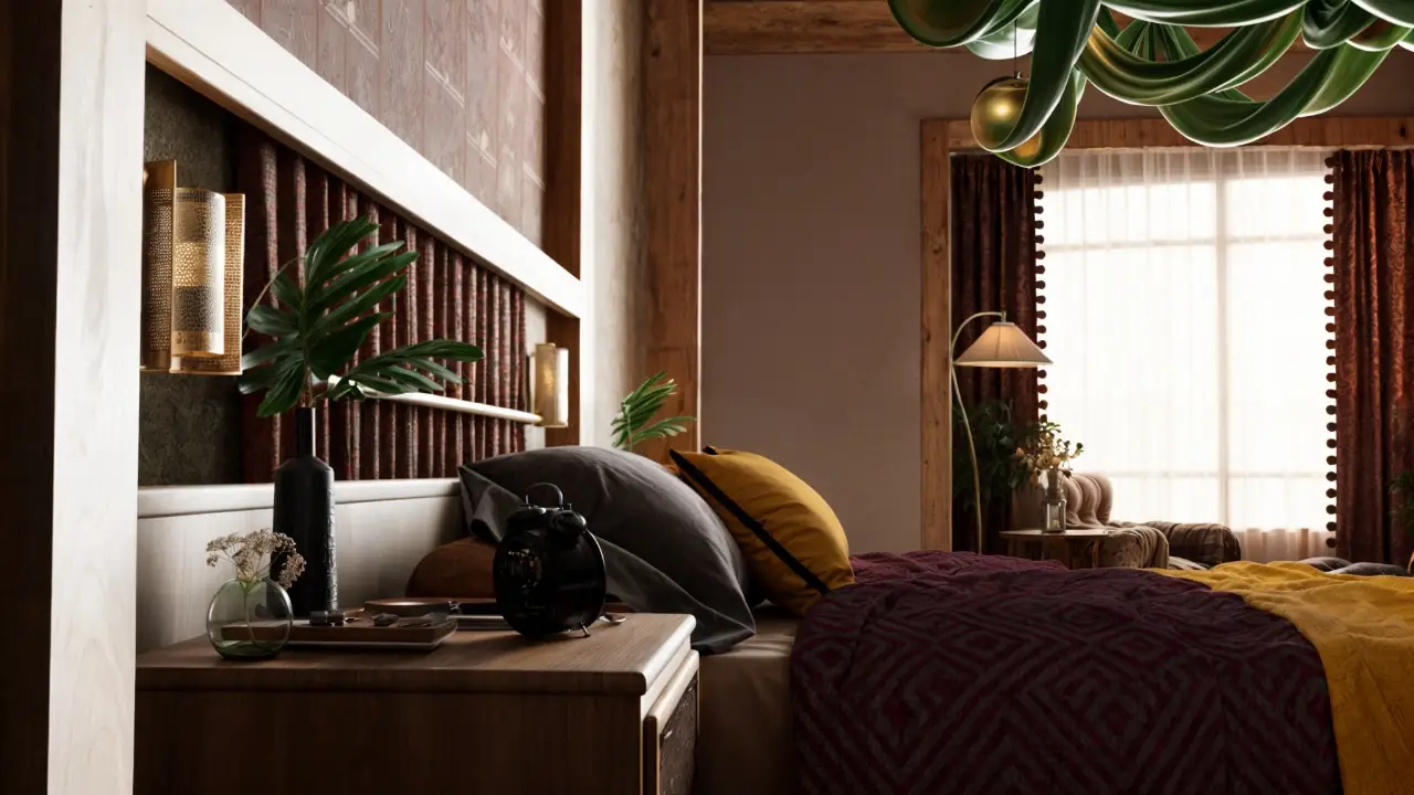 The Velvet Hour bedside detail