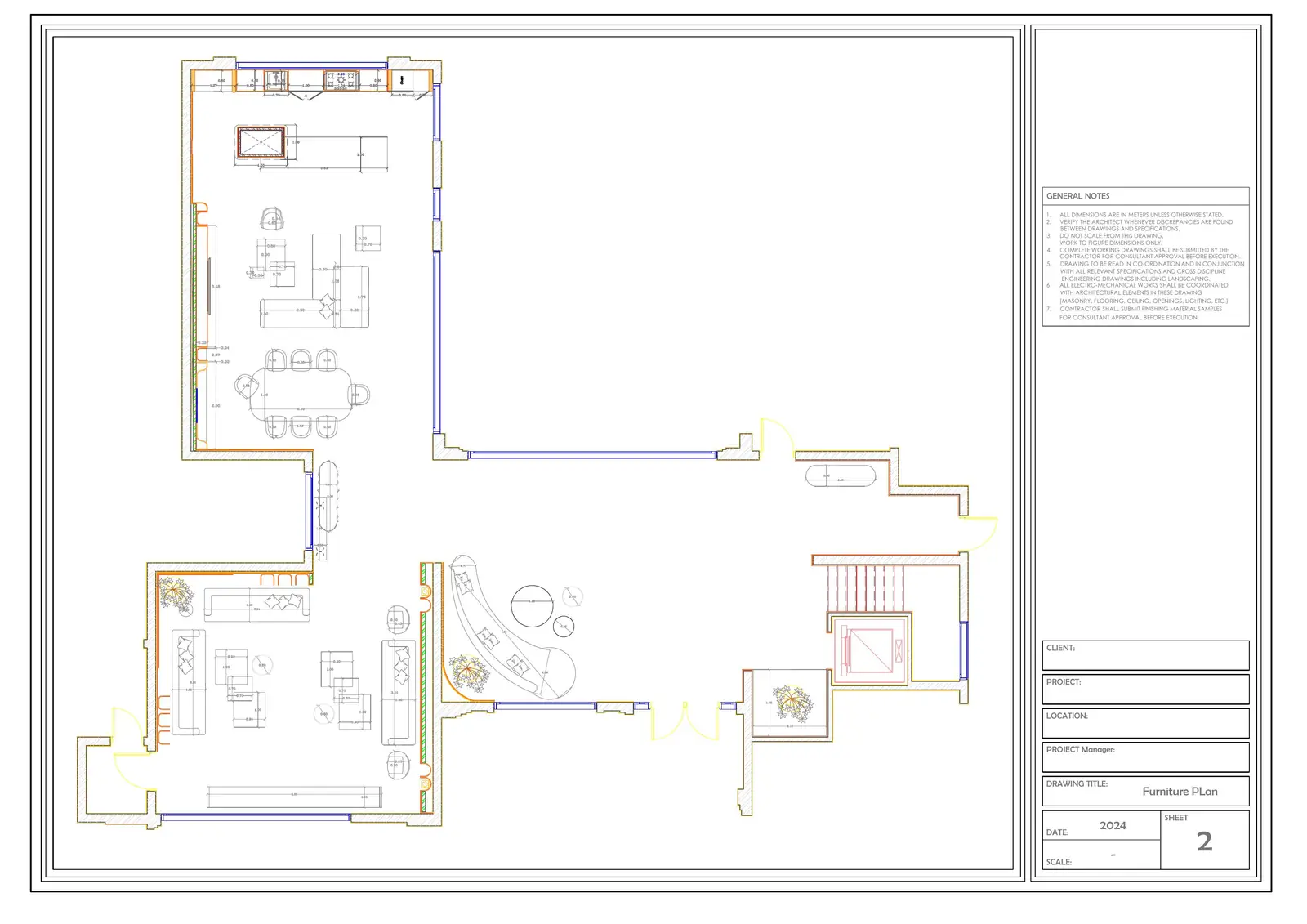 Furniture plan