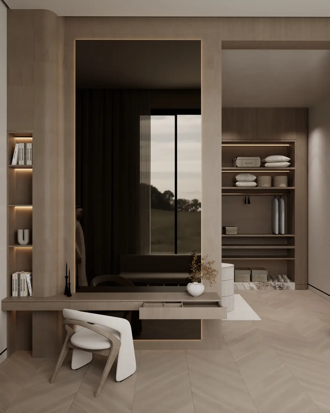 The Quiet Suite interior
