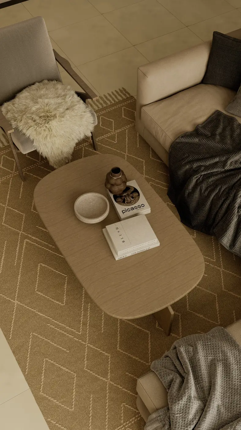 Shoji Living coffee table detail