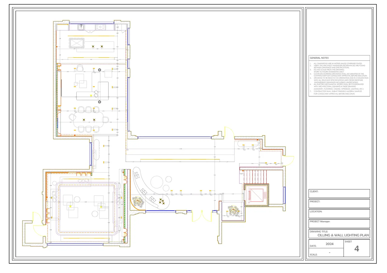 Lighting plan